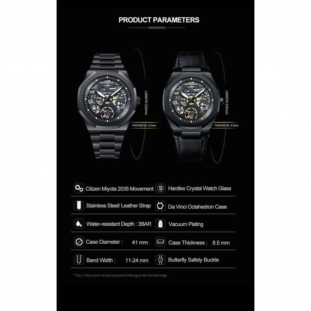 Relógio Masculino Va Va Voom Mk-5016 à Prova D'água Prata - 3