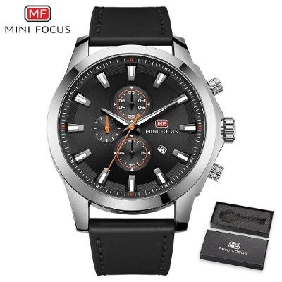 Relógio Masculino Mini Focus Mf0082g à Prova D'água Prata