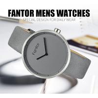 Relógio Masculino Fantor Wf1011g à Prova D'água Cinza Escuro
