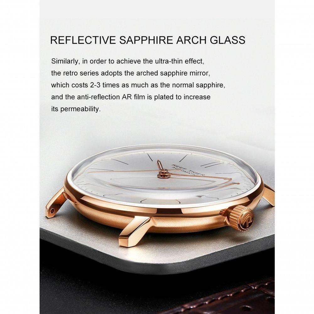 Relógio Masculino Reef Tiger Rga8215-ywb à Prova D'água Prata - 2