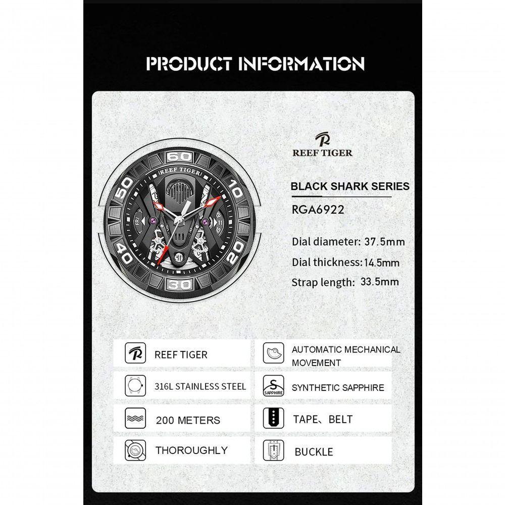 Relógio Masculino Reef Tiger Rga6922-tpbr à Prova D'água Bronze - 3