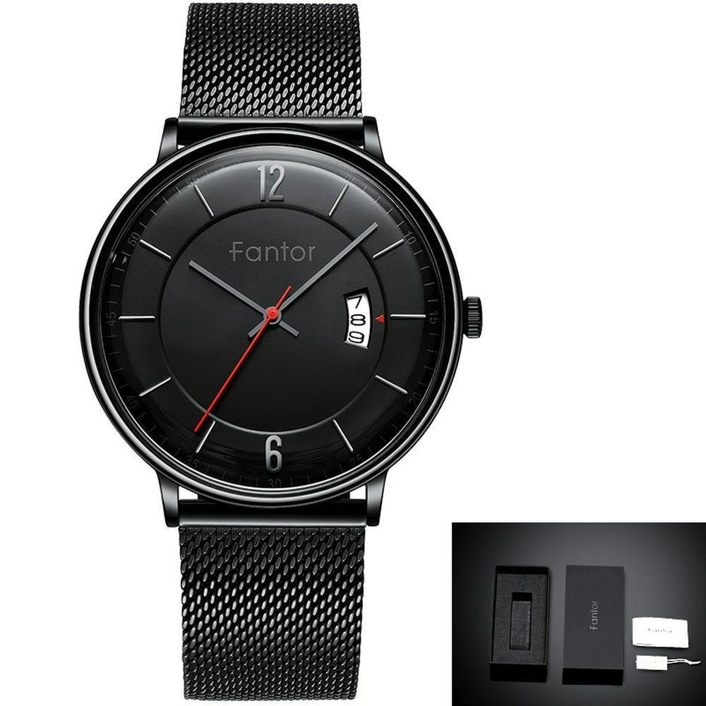 Relógio Masculino Fantor Wf1024g à Prova D'água Preto - 1