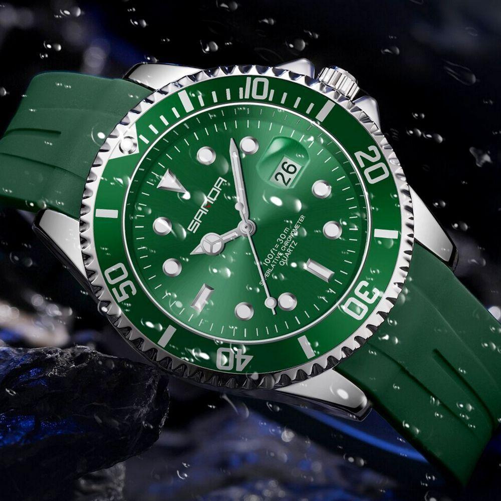 Relogio Masculino Analogico De Quartzo Luminoso A Prova Dágua 7018 - 2