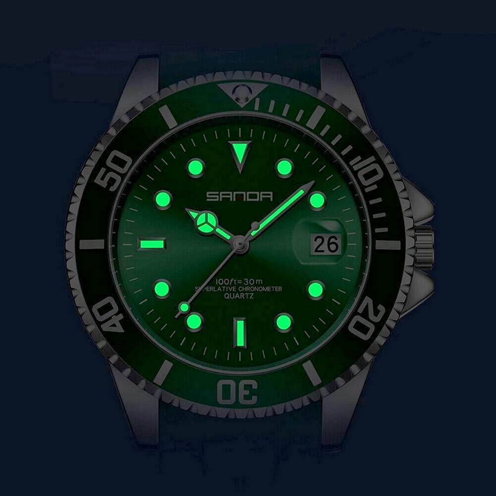 Relogio Masculino Analogico De Quartzo Luminoso A Prova Dágua 7018 - 5