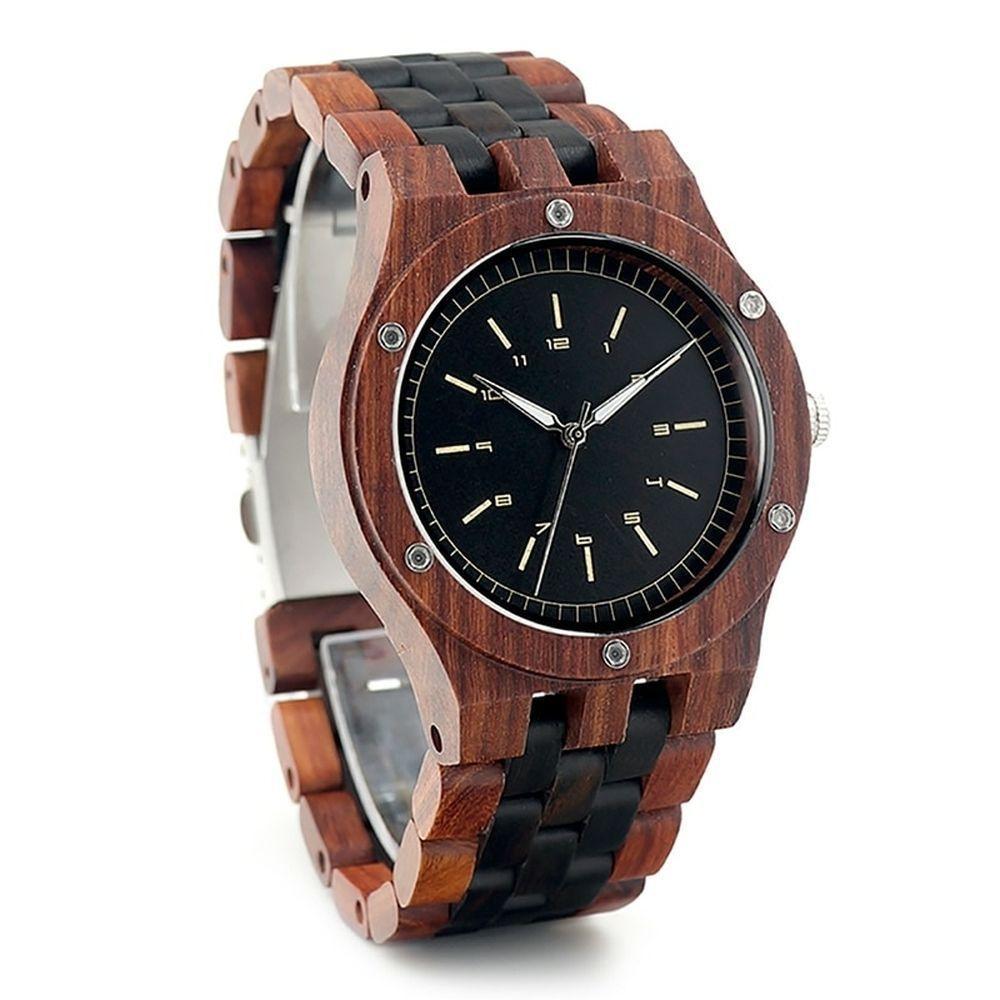 Relógio De Madeira Bobo Bird Wn18 À Prova D'Água - 2