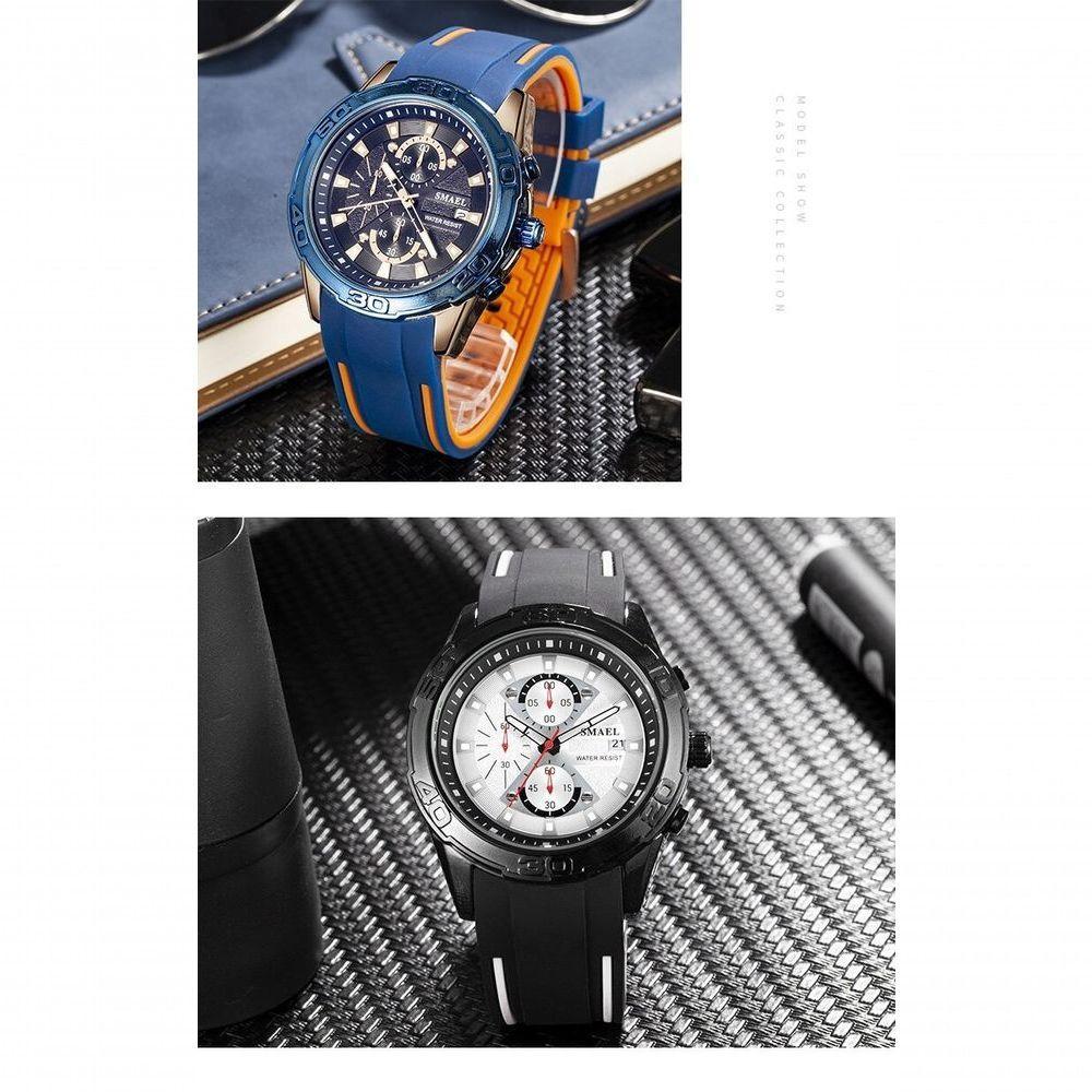 Relógio De Pulso Sl9086 Militar à Prova D´Água Cinza - 2