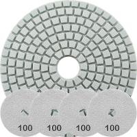 Kit 4 Disco Lixa Polimento úmido Mármore 10 Cm Grão 100 - 1