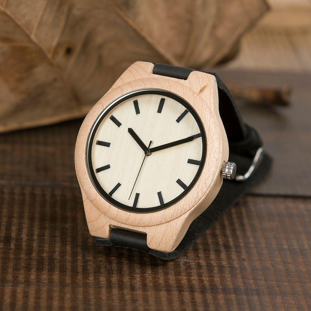 Relógio De Madeira Bobo Bird Wf21 À Prova D'Água - 8