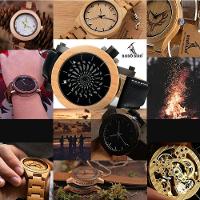 Relógio De Madeira Bobo Bird Wf21 À Prova D'Água - 5