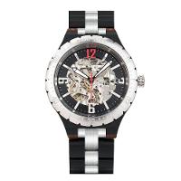 Relógio Mecânico De Madeira Bobo Bird Wq29 À Prova D'Água Preto - 1