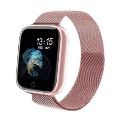 Relogio Smartwhatch P70 Pro Bluetooth Pulseira Metal Rose