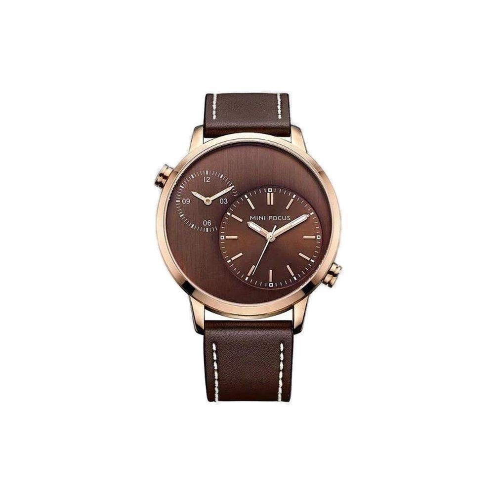 Relógio De Couro Luxo Minifocus Mf 0035 à Prova D' Água 3 - 1
