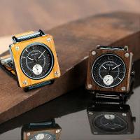 Relógio Estiloso Bobo Bird Gr014 À Prova D'Água Amarelo - 3