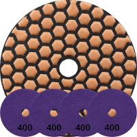 Kit 4 Disco Lixa Polimento A Seco Mármore 10 Cm Grão 400 - 1