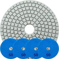 Kit 2 Disco Lixa Polimento úmido Mármore 10 Cm Grão 50 - 1