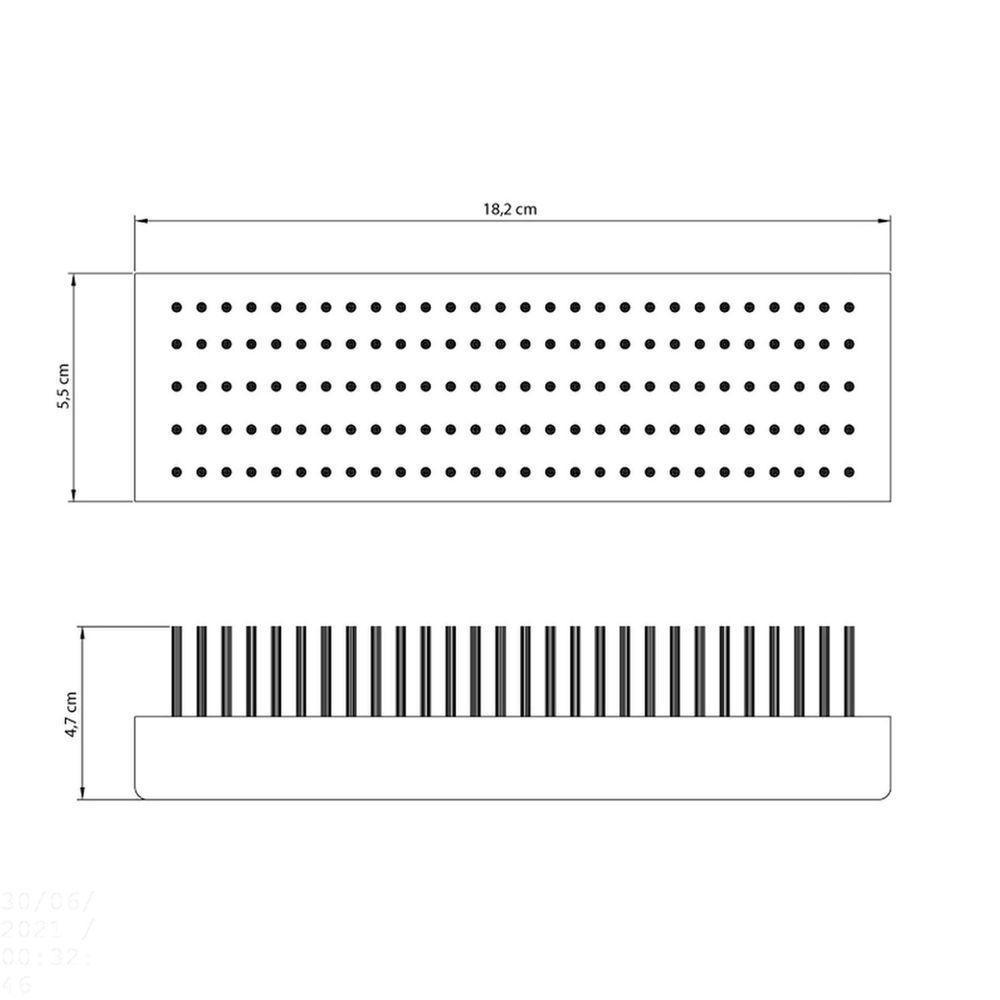 Escova De Aço Tramontina Com Base De Madeira E 5 Fileiras De Cerdas Em Aço Especial Tramontina - 3