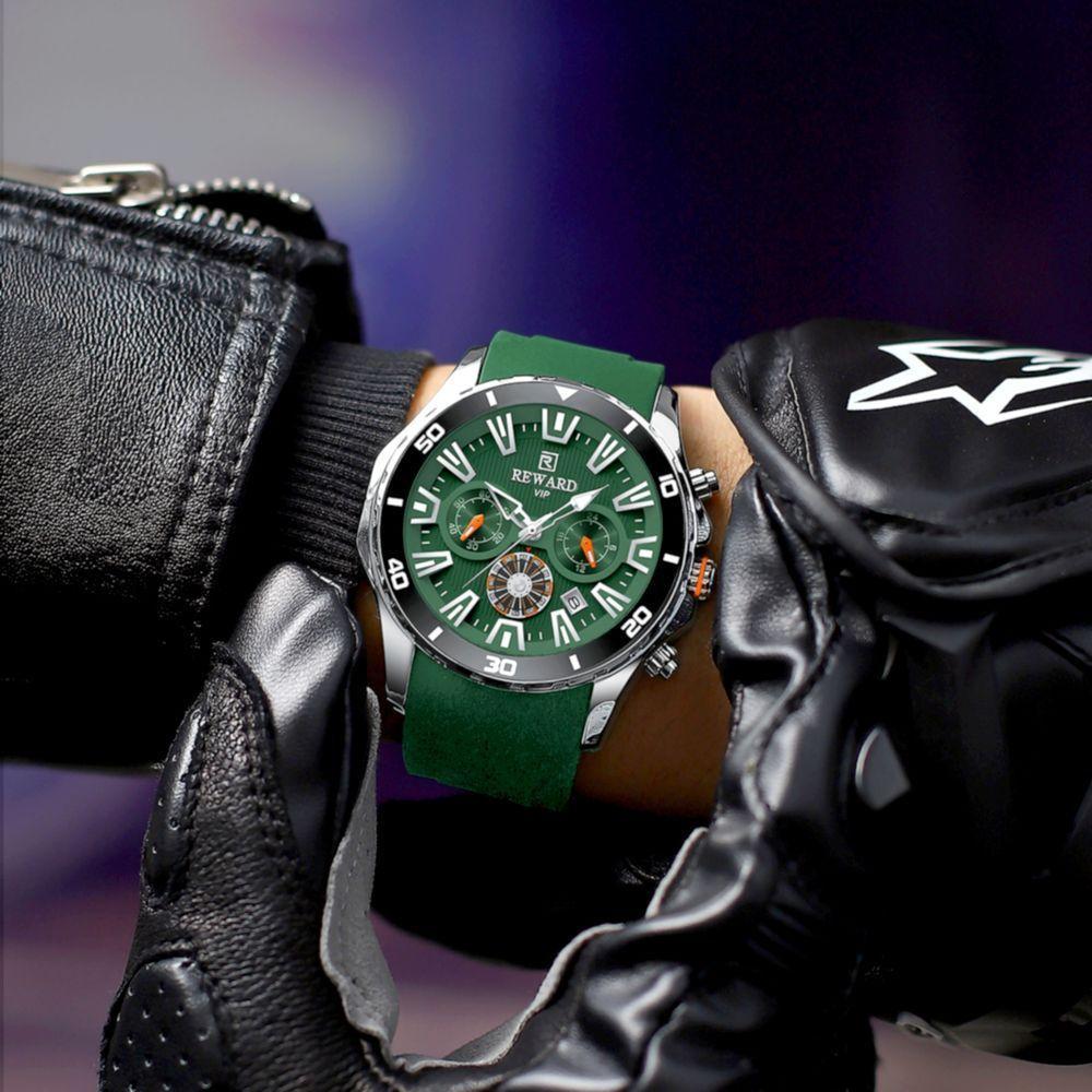 Relógio Pulso Design Luminoso Conógrafo A Prova D´Agua - 2