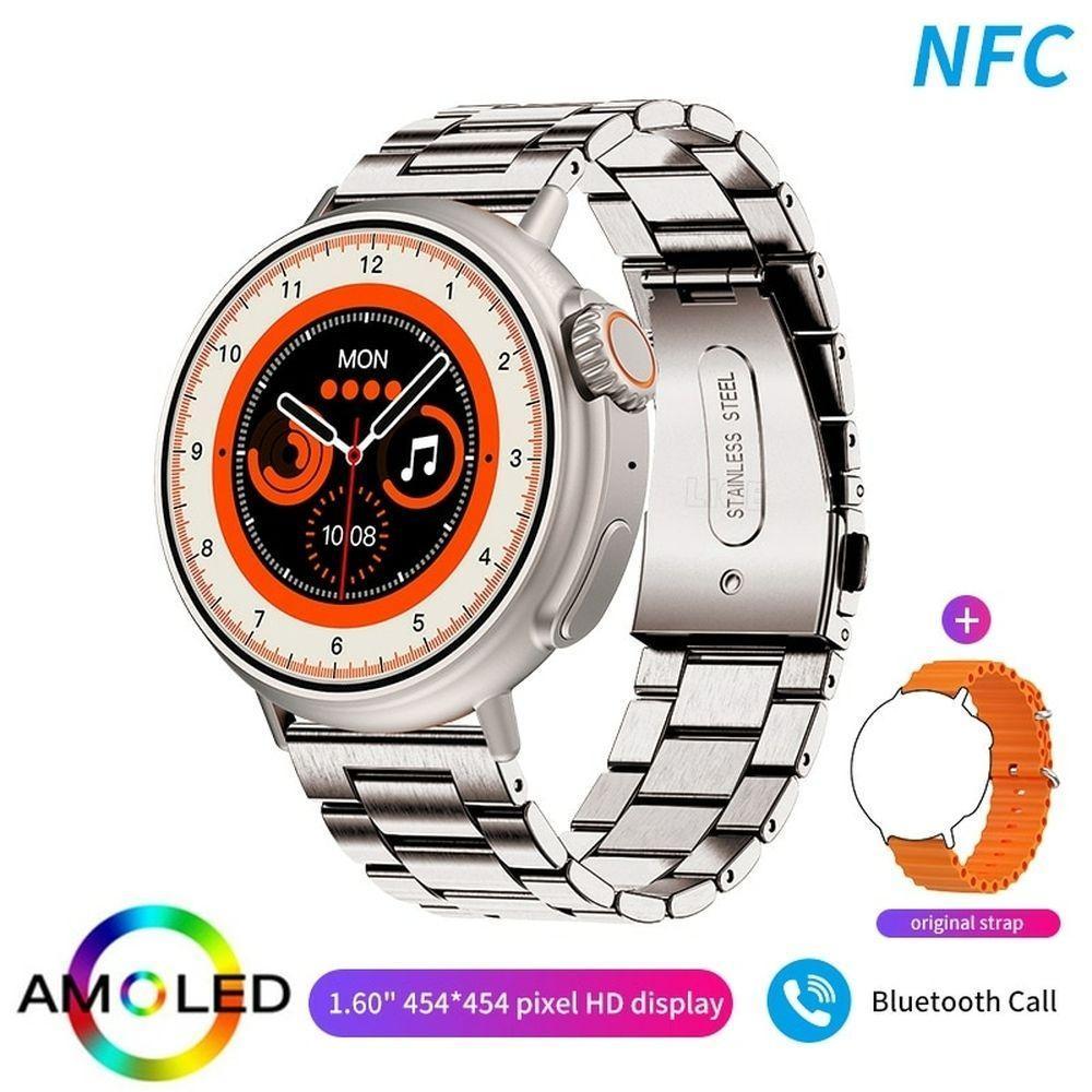 Relógio Smartwatch Foxbox 8762Dt À Prova D'Água Prata Tela Hd Amoled - 1