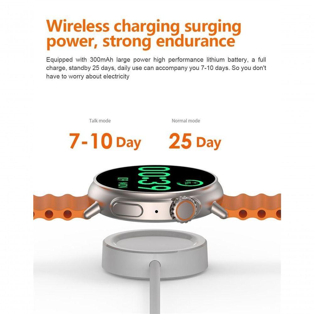 Relógio Smartwatch Foxbox 8762Dt À Prova D'Água Cinza Tela Hd Amoled - 2