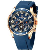 Relógio Pulso Design Luminoso Conógrafo A Prova D´Agua - 1