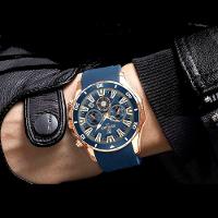 Relógio Pulso Design Luminoso Conógrafo A Prova D´Agua - 2