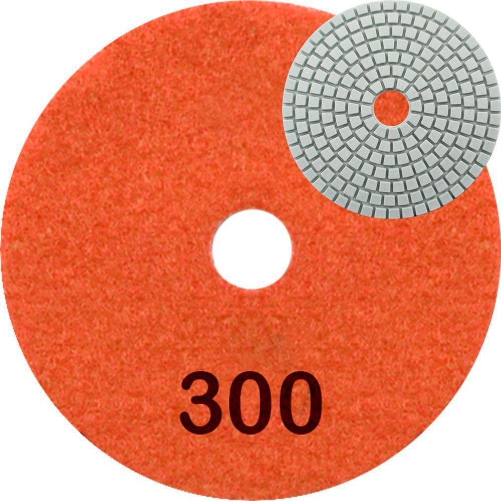 Disco Lixa Polimento úmido Mármore 10cm Grão 300 - 1