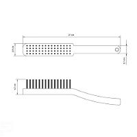 Escova De Aço Tramontina Com Base Plástica E 5 Fileiras De Cerdas Em Aço Especial Tramontina - 3
