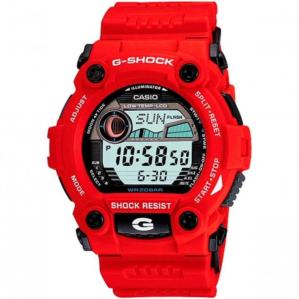 Relógio G-shock Tábua De Maré G-7900-4dr Vermelho *g Rescue - 1