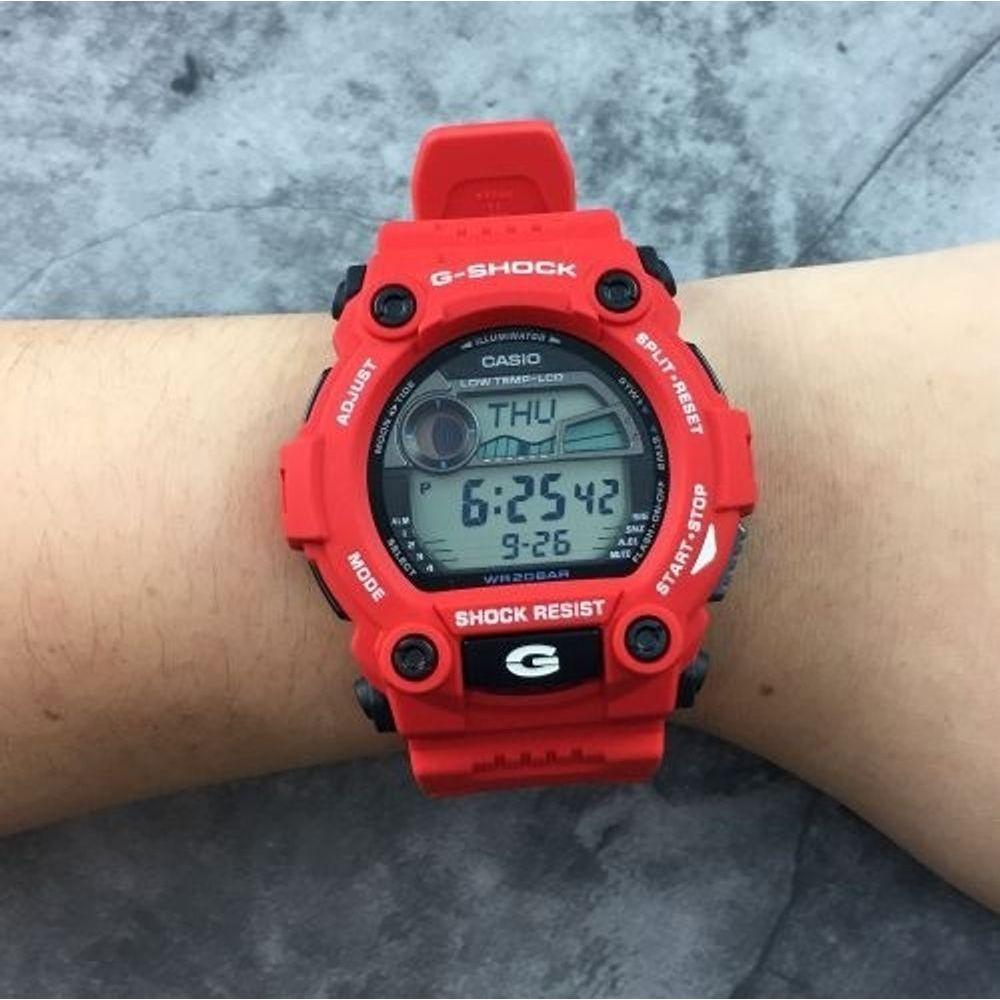 Relógio G-shock Tábua De Maré G-7900-4dr Vermelho *g Rescue - 2