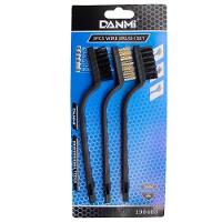 Kit 3 Escovas Aço Inox, Nylon Para Limpeza De Peças Danmi® - 1