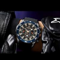 Relógio Pulso Design Luminoso Conógrafo A Prova D´Agua - 3