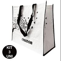 Ecobag BolsaKit 3 Und Sacola De Ombro Dobravel - 4