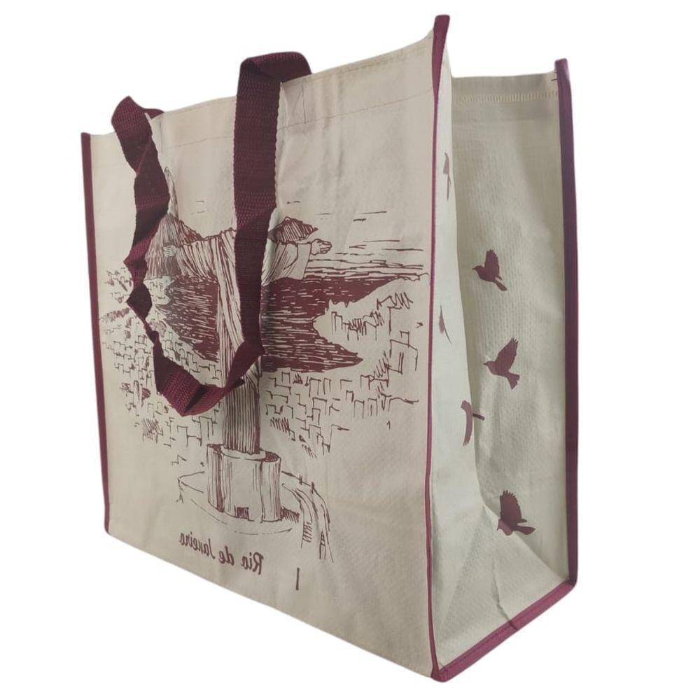 Bolsa Ecobag De Ombro Ecologica Reutilizavel Compras Mercado - 1