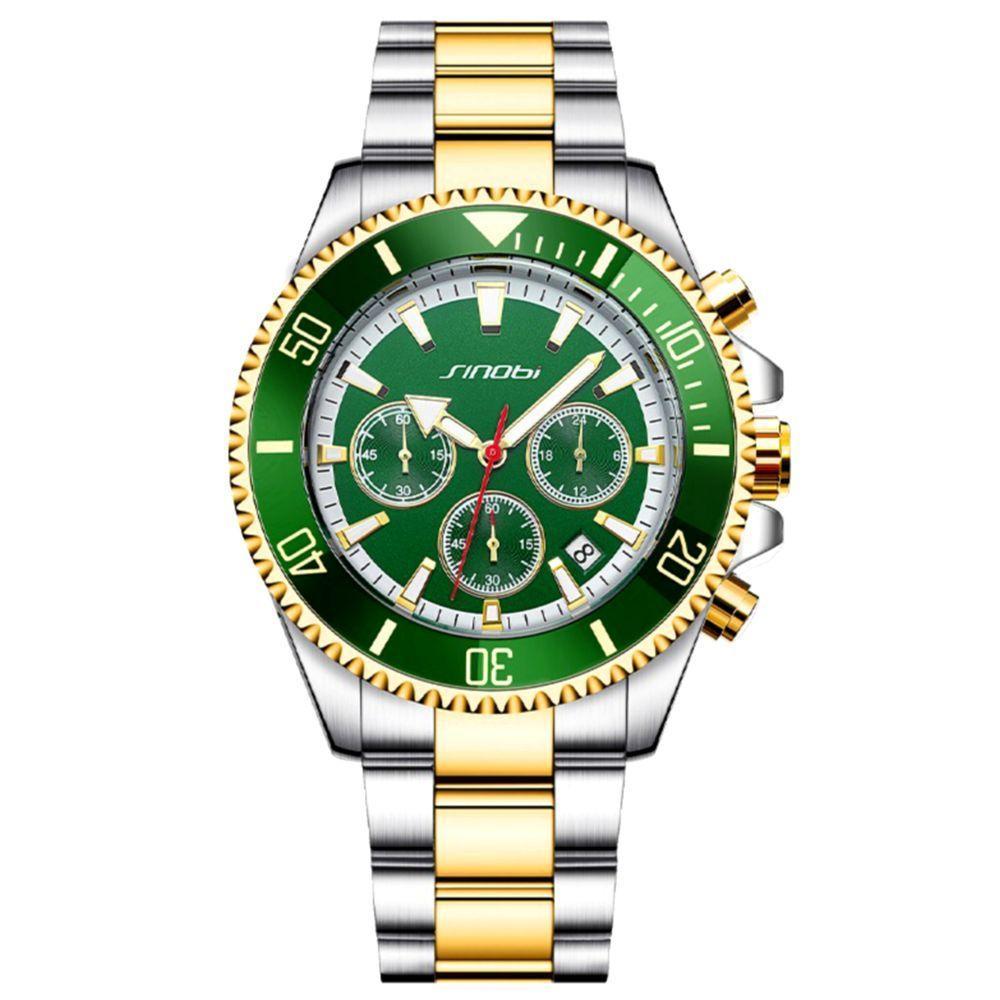 Relógio Masculino De Pulso Inoxidável Luminoso Moda Casual - 1