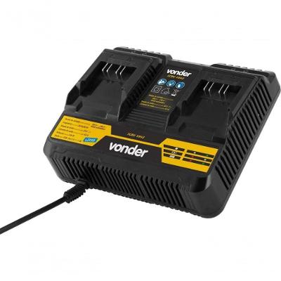 Carregador De Bateria Duplo 18 V Carregamento Rápido Icbv 1842 Vonder