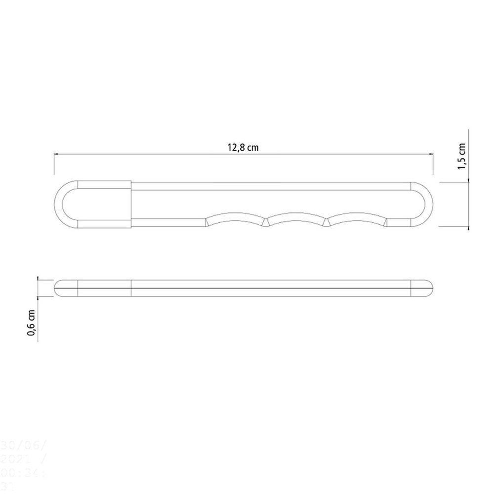 Afiador Para Tesouras De Poda Em Aço Com Placa Em Tungstênio E Cabo Emborrachado - 4