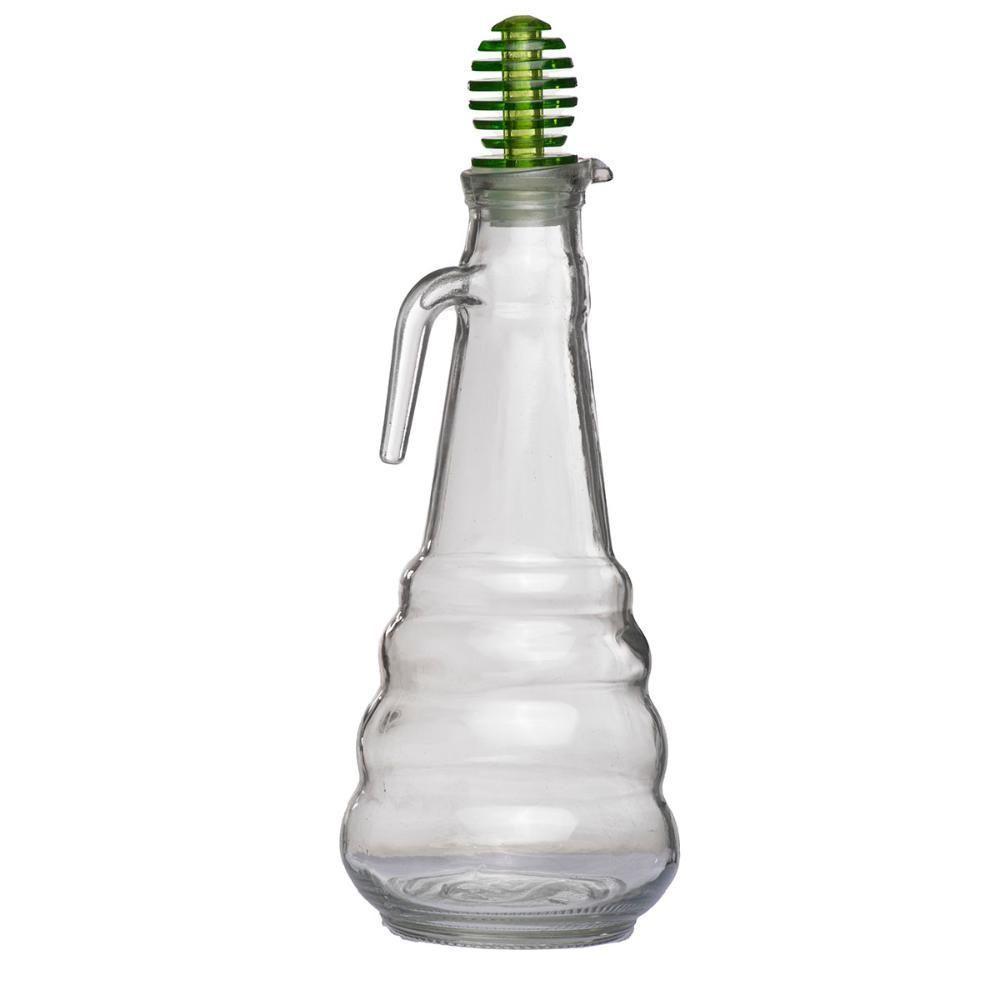 Garrafa Para Azeite Com Tampa Vidro Decorativa Tempero Renga - 1