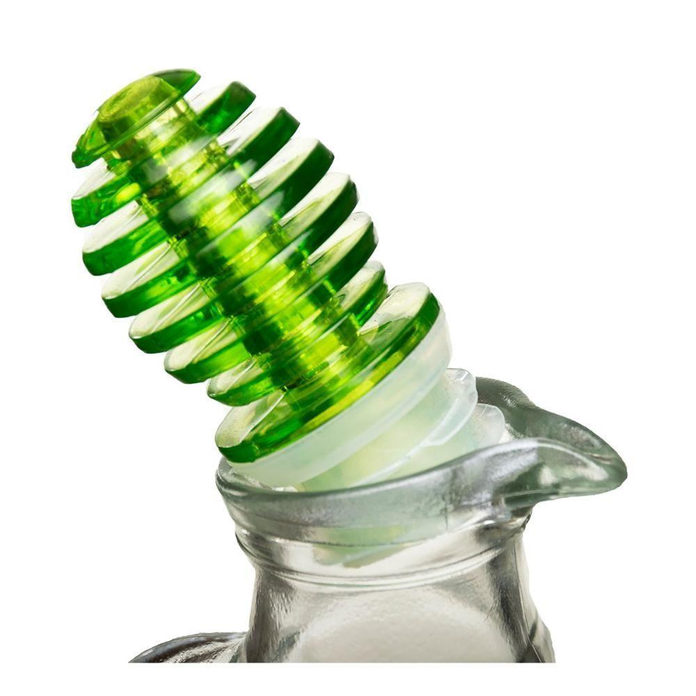 Garrafa Para Azeite Com Tampa Vidro Decorativa Tempero Renga - 3