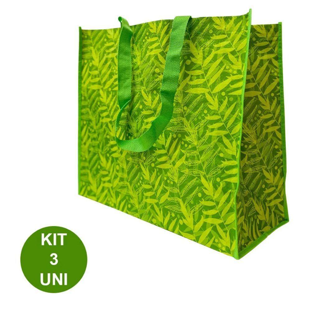 Ecobag Bolsa Ecológica Sacola de Ombro Reutilizável Dobrável - 2