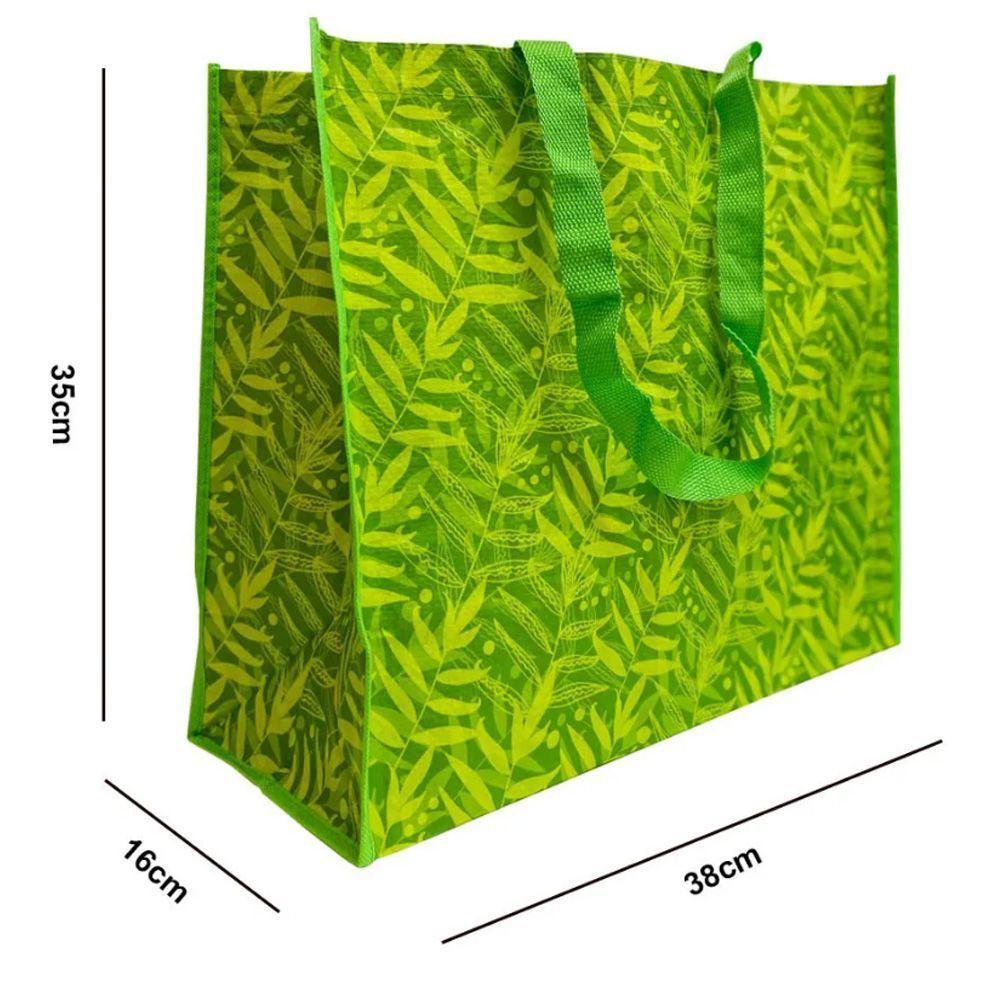 Ecobag Bolsa Ecológica Sacola de Ombro Reutilizável Dobrável - 4