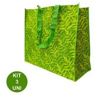 Ecobag Bolsa Ecológica Sacola de Ombro Reutilizável Dobrável - 2