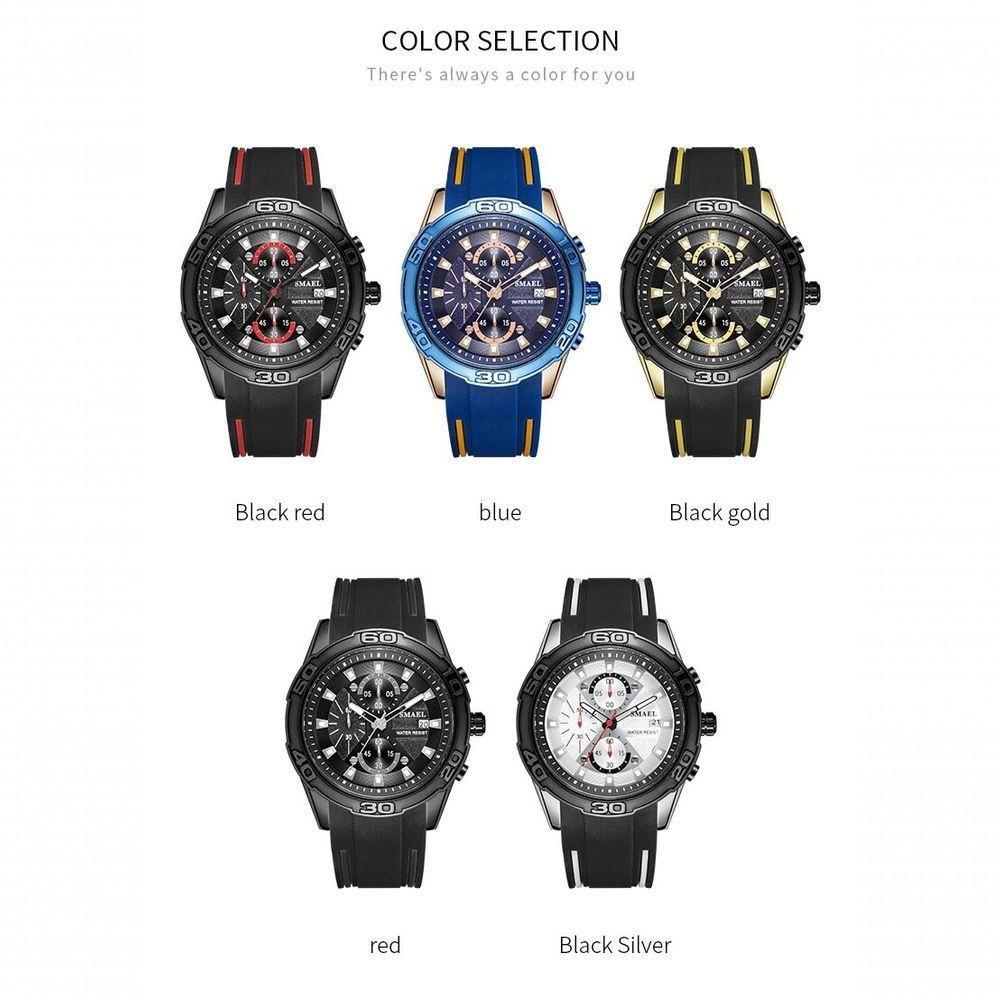 Relógio De Pulso Sl9086 Militar à Prova D´Água Dourado - 2