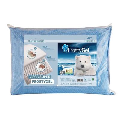 Travesseiro Viscoelástico Nasa Super Frostygel P/fronha (50x70) - Fibrasca