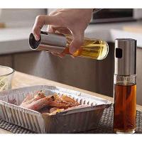 Kit 2 Spray Pulverizador Galheteiro Vinagre Azeite Prata (Kit2)