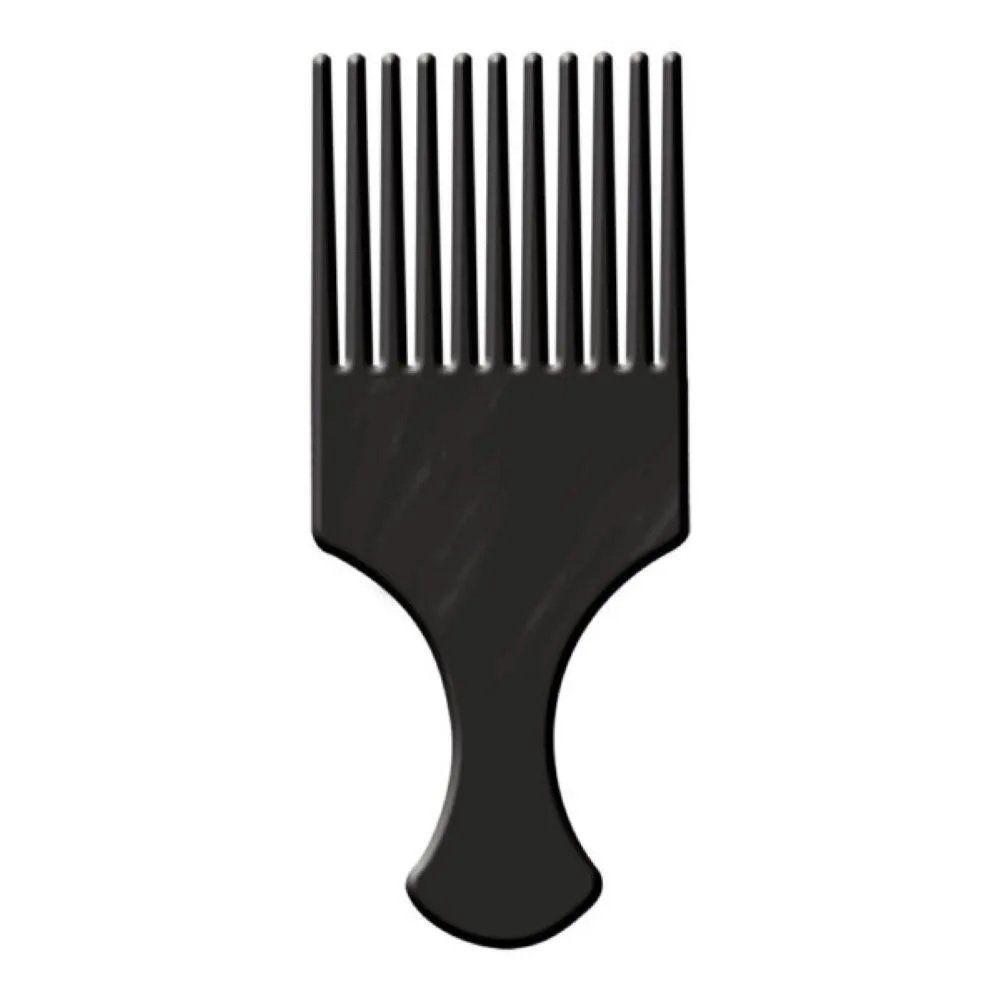 Pente Plastico Afro Com Dentes Largos - 1