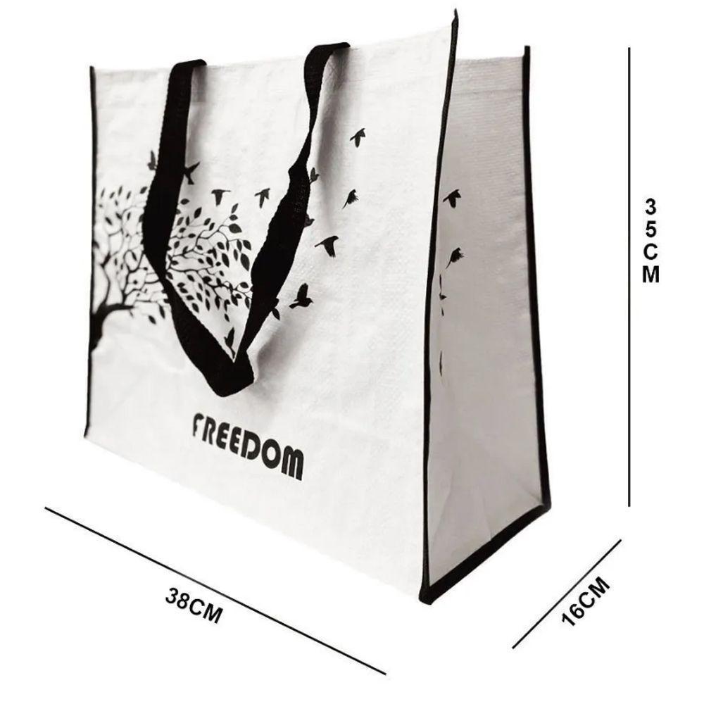 Bolsa Ecobag Ecológica Reutilizável Sacola de Ombro Dobrável - 3