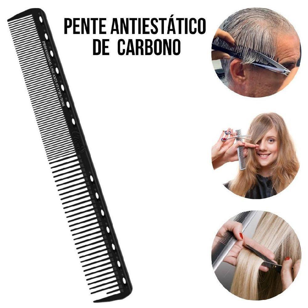 Pente Profissional Reto Com Separador De Mecha - 3