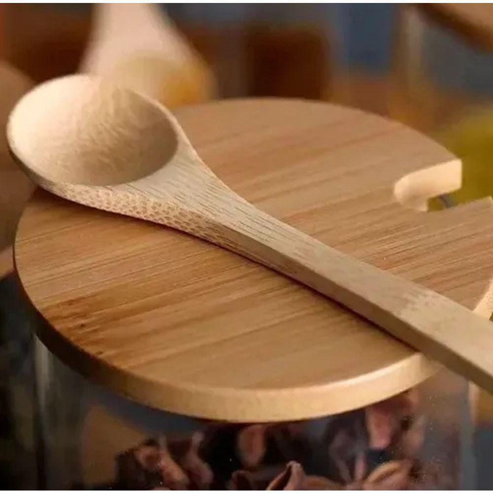 Jogo De Porta Condimentos Em Vidro Borossilicato Com 3 Potes 330ml Mimo Style - 6