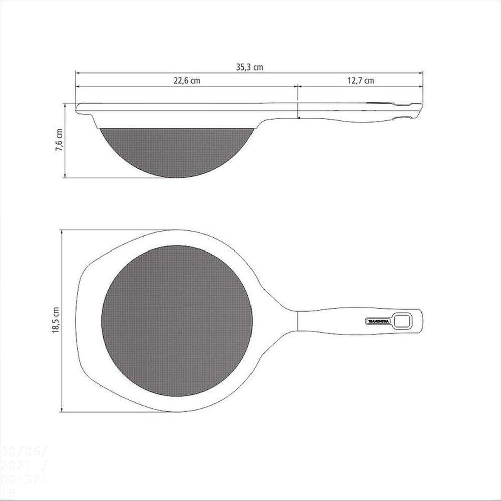 Peneira Tramontina Verano Com Cabo De Polipropileno ônix 17 Cm Tramontina - 5
