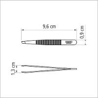Pinça Tramontina Em Aço Inox Com Ponta Diagonal Tramontina - 13